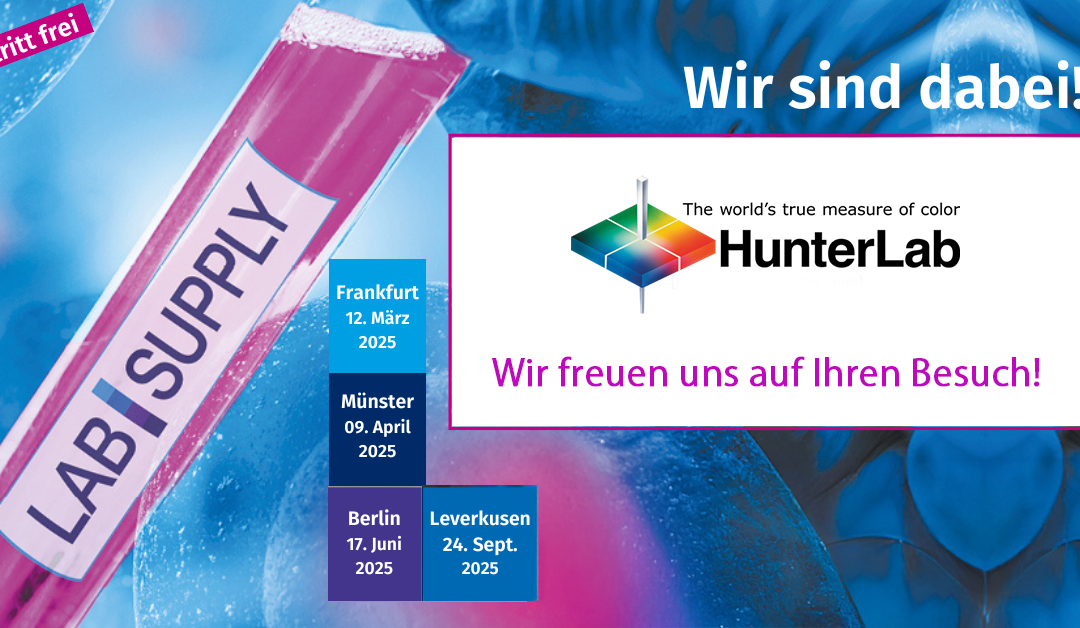 Nous exposons ! HunterLab au salon des laboratoires LAB-SUPPLY